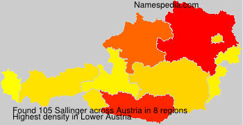 Surname Sallinger in Austria Surname Sallinger in Austria