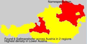 Surname Sallmanshofer in Austria Surname Sallmanshofer in Austria