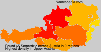 Surname Samardzic in Austria Surname Samardzic in Austria