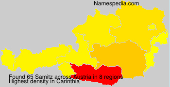 Surname Samitz in Austria Surname Samitz in Austria