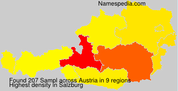 Surname Sampl in Austria Surname Sampl in Austria