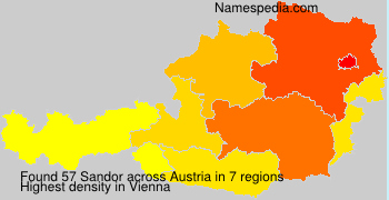 Surname Sandor in Austria Surname Sandor in Austria
