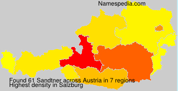 Surname Sandtner in Austria Surname Sandtner in Austria
