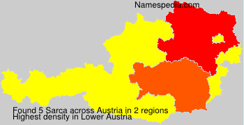 Surname Sarca in Austria