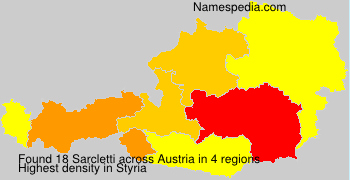 Surname Sarcletti in Austria Surname Sarcletti in Austria