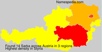 Surname Sarka in Austria