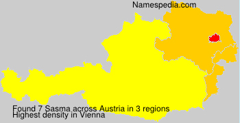 Surname Sasma in Austria Surname Sasma in Austria