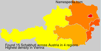 Surname Schabhutl in Austria Surname Schabhutl in Austria