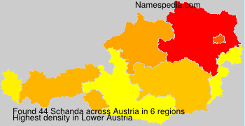 Surname Schanda in Austria Surname Schanda in Austria