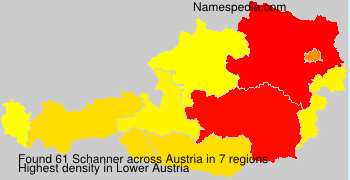 Surname Schanner in Austria Surname Schanner in Austria