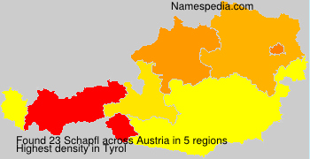 Surname Schapfl in Austria Surname Schapfl in Austria