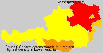 Surname Scharm in Austria Surname Scharm in Austria