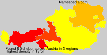 Surname Schebor in Austria Surname Schebor in Austria