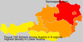 Surname Scheck in Austria Surname Scheck in Austria