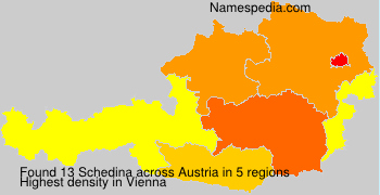 Surname Schedina in Austria Surname Schedina in Austria