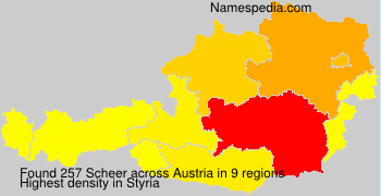 Surname Scheer in Austria Surname Scheer in Austria