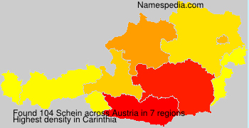 Surname Schein in Austria Surname Schein in Austria
