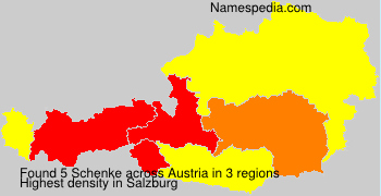 Surname Schenke in Austria
