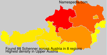 Surname Schenner in Austria Surname Schenner in Austria