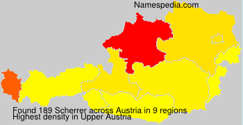 Surname Scherrer in Austria Surname Scherrer in Austria