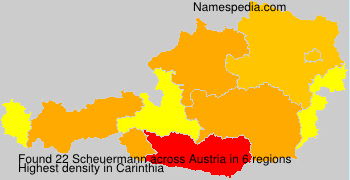 Surname Scheuermann in Austria Surname Scheuermann in Austria
