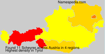 Surname Scheyrer in Austria Surname Scheyrer in Austria