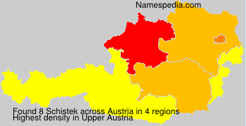 Surname Schistek in Austria