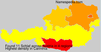 Surname Schlaf in Austria Surname Schlaf in Austria