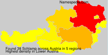 Surname Schlamp in Austria Surname Schlamp in Austria