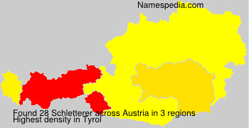 Surname Schletterer in Austria Surname Schletterer in Austria