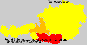 Surname Schmauzer in Austria Surname Schmauzer in Austria