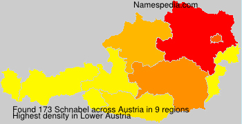 Surname Schnabel in Austria Surname Schnabel in Austria