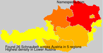 Surname Schnaubelt in Austria