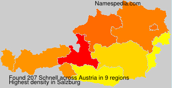 Surname Schnell in Austria Surname Schnell in Austria