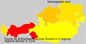 Surname Schnellrieder in Austria Surname Schnellrieder in Austria