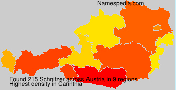 Surname Schnitzer in Austria Surname Schnitzer in Austria