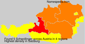 Surname Schwollinger in Austria Surname Schwollinger in Austria