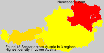 Surname Seckar in Austria Surname Seckar in Austria