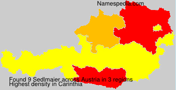 Surname Sedlmaier in Austria Surname Sedlmaier in Austria