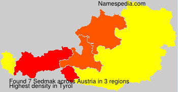 Surname Sedmak in Austria Surname Sedmak in Austria