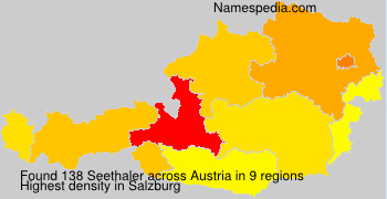 Surname Seethaler in Austria Surname Seethaler in Austria