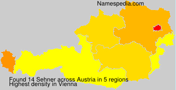 Surname Sehner in Austria Surname Sehner in Austria