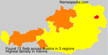 Surname Seib in Austria Surname Seib in Austria