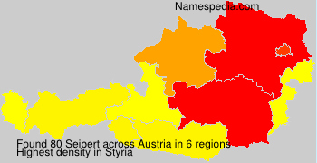 Surname Seibert in Austria