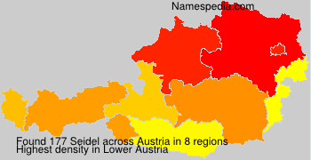 Surname Seidel in Austria Surname Seidel in Austria