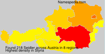 Surname Seidler in Austria Surname Seidler in Austria