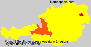 Surname Seidlhofer in Austria Surname Seidlhofer in Austria