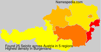 Surname Seinitz in Austria Surname Seinitz in Austria