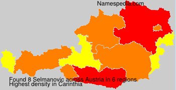 Surname Selmanovic in Austria Surname Selmanovic in Austria