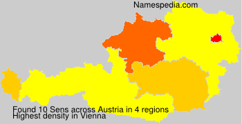 Surname Sens in Austria